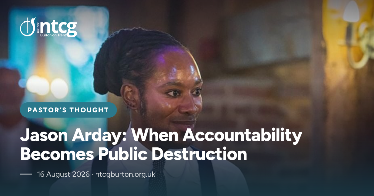 Link preview card for Jason Arday: When Accountability Becomes Public Destruction