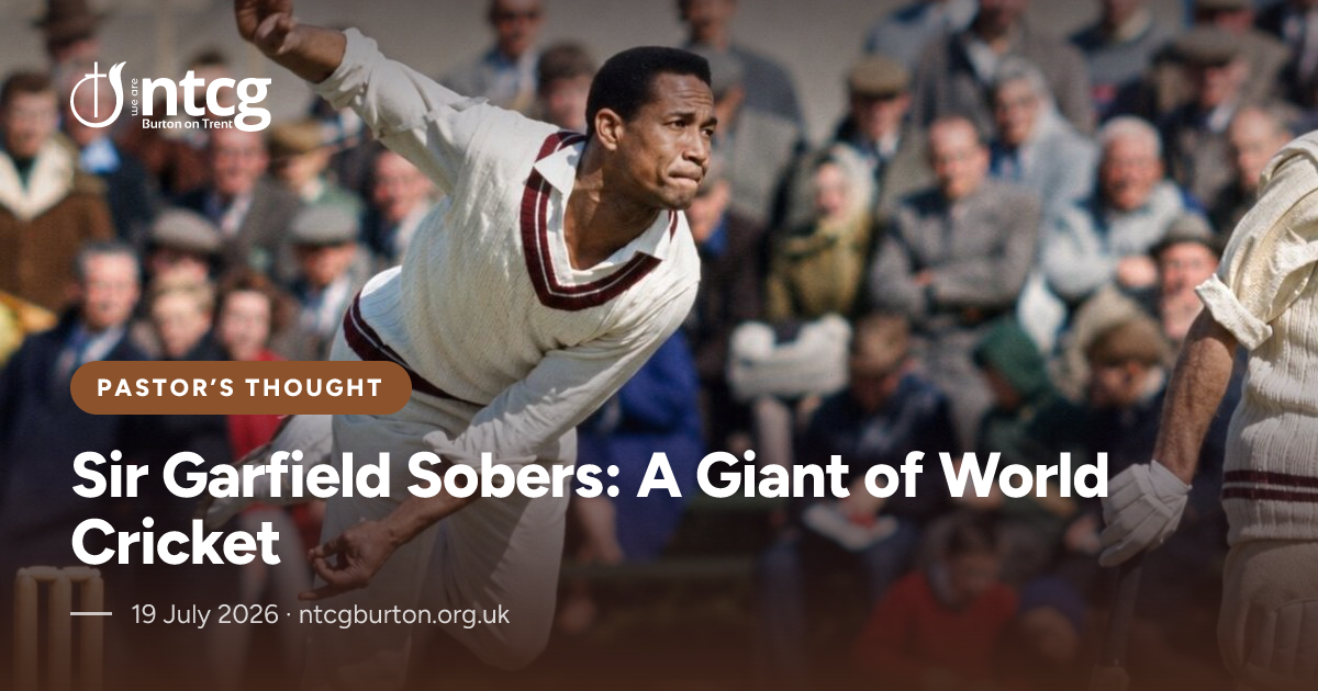 Link preview card for Sir Garfield Sobers: A Giant of World Cricket